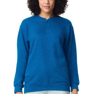 Softstyle ® Midweight Fleece 1/4 Zip Thumbnail