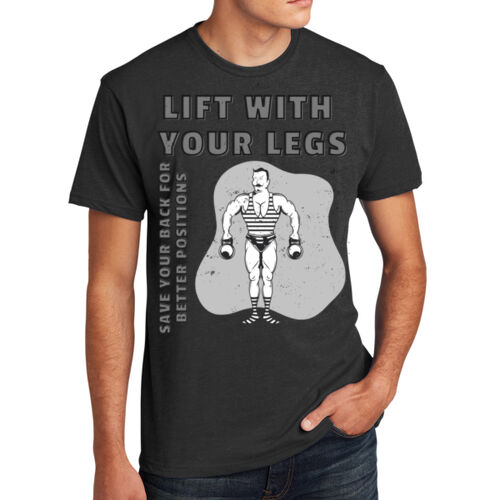 WHITE LOGO - T-Shirt / Chest Armor 2 / Lift With Your Legs WHITE LOGO - T-Shirt / Chest Armor 2 / Lift With Your Legs Thumbnail