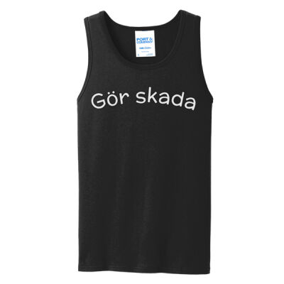 WHITE LOGO - Tank Top / Guns Display / Gör skada Thumbnail