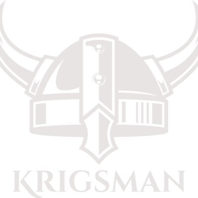 Krigsman White Helmet and Title  Large  Thumbnail